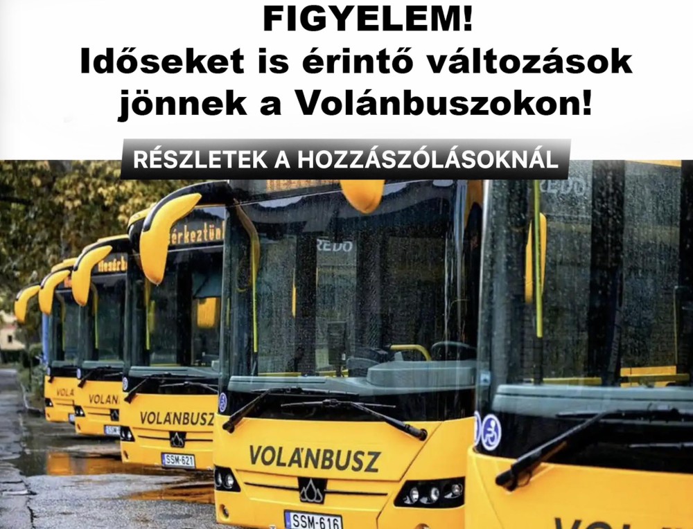 Időseket is érintő változások jönnek a Volánbuszokon!