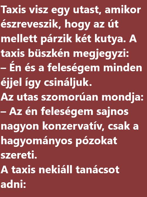 VICC: A taxis visz egy utast