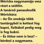 VICC: Az elfoglalt szülők helyett Móricka nagymamája vesz részt a szülőin