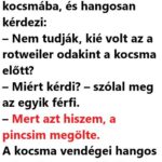 VICC: Egy ember nyit be a kocsmába, és hangosan kérdezi: