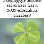 2025 -ben szerencse kopogtat az ajtódon. Engedd be!Mutatjuk kik lesznek a szerencsése