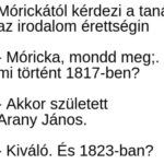 VICC: Mórickától kérdezi a tanár az érettségin