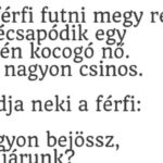 VICC: Egy férfi futni megy reggel, mellécsapódik egy csinos kocogó nő