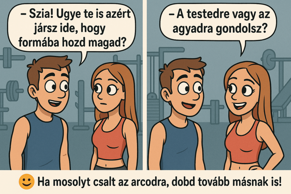VICC: Pista megszólít egy lányt a konditeremben
