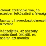 VICC: Bélának szülinapja van, és kettesben felköszönti a felesége