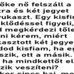 A szöszi esete a buszjeggyel…