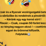 A Wizzair és a Ryanair vezérigazgatói betérnek a sörözőbe és rendelnek a pincértől: