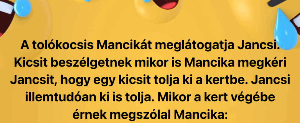Semmi baj, mondja az após, Juliska még úgysem tudja, hogy mekkorának kel lenni