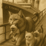 Egy macska, aki hiába figyelmeztette a Titanic utasait a közelgő eseményre, senki sem foglalkozott vele.. pedig..