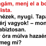A feleség reggel listát ír a férjének: