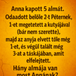 Hány almája maradt? Tuti nem azt mondod, amit kéne…”
