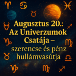 „Augusztus 20.: Az Univerzumok Csatája – szerencse és pénz hullámvasútja” ő