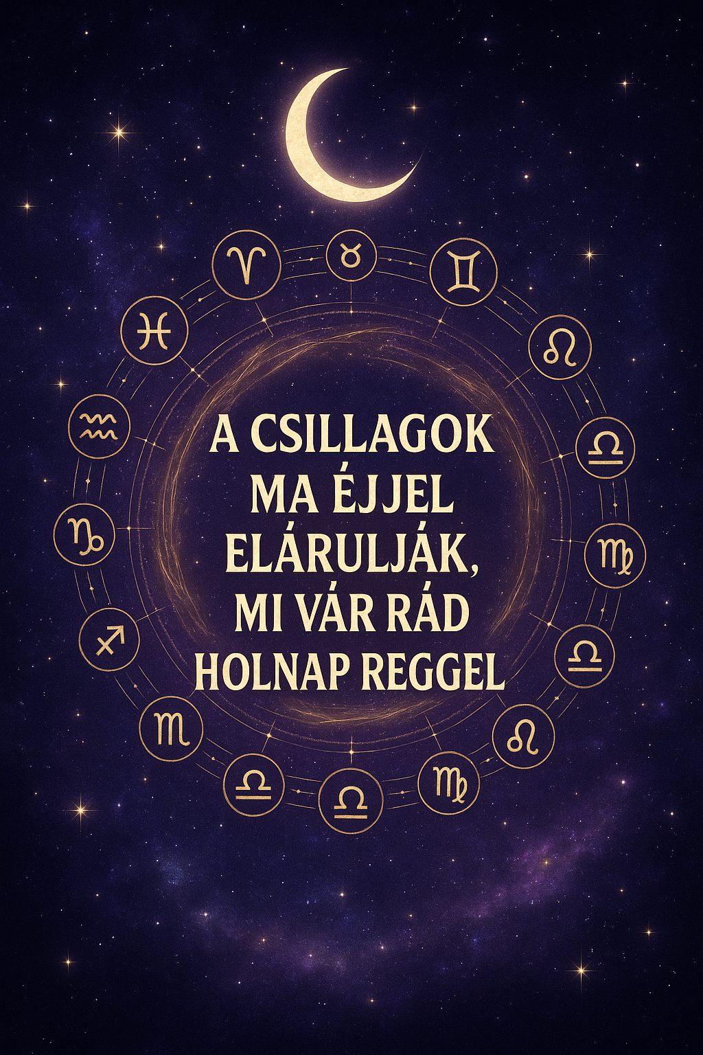 ⭐ „A csillagok ma éjjel elárulják, mi vár rád holnap reggel!” ⭐ „A csillagok ma éjjel elárulják, mi vár rád holnap reggel!”