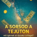 „A sorsod a Tejúton – mit ígérnek az éjszaka csillagai? Ez meghatározza minden csillagjegy pénzbe vetett hitét a következő két hétben!” t