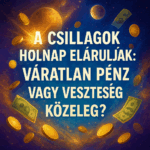 „A csillagok holnap elárulják: váratlan pénz vagy veszteség közeleg?” ú