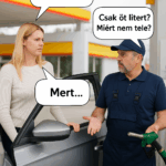 Vicc: A szőke nő megáll a benzinkúton: 3