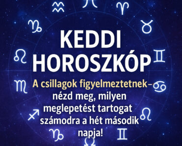 Keddi Horoszkóp: A csillagok figyelmeztetnek – nézd meg, milyen meglepetést tartogat számodra a hét második napja! Keddi Horoszkóp: A csillagok figyelmeztetnek – nézd meg, milyen meglepetést tartogat számodra a hét második napja!