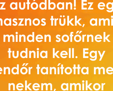 Tarts egy pohár sót az autódban – egy egyszerű trükk, amit talán még nem ismersz