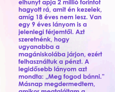 Felhasználtam a lányom örökségét, és majdnem elveszítettem a bizalmát