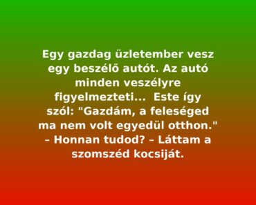 Egy gazdag üzletember úgy dönt, hogy vesz magának egy menő autót. Bemegy a szalonba, és kinéz egy gyönyörű sportkocsit. Egy gazdag üzletember úgy dönt, hogy vesz magának egy menő autót. Bemegy a szalonba, és kinéz egy gyönyörű sportkocsit.