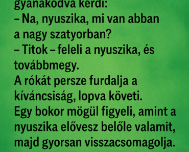 A nyuszika sétál az erdőben, kezében egy hatalmas szatyor. A nyuszika sétál az erdőben, kezében egy hatalmas szatyor.