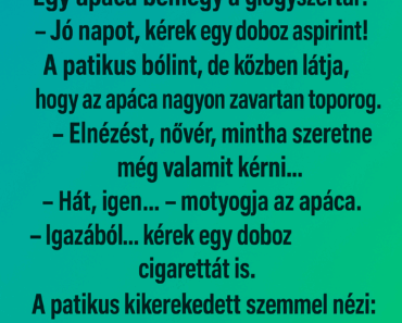 Egy apáca bemegy a gyógyszertárba: Egy apáca bemegy a gyógyszertárba: