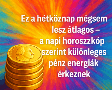 Ez a hétköznap mégsem lesz átlagos – a napi horoszkóp szerint különleges pénz energiák érkeznek Ez a hétköznap mégsem lesz átlagos – a napi horoszkóp szerint különleges pénz energiák érkeznek