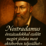„Nostradamus évszázadokkal ezelőtt megírt jóslata most októberben teljesülhet – és egy egész korszakot átírhat!” úú