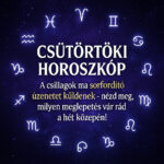 Csütörtöki Horoszkóp: A csillagok ma sorsfordító üzenetet küldenek – nézd meg, milyen meglepetés vár rád a hét közepén! 27da8780-d352-4bec-a3ab-c08d2f417d0d
