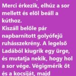 VICC: Hatalmas sor a benzinkútnál, Merci érkezik, elhúz a sor mellett és elöl beáll a kúthoz 448788989_510166544672134_3805675460923117851_n