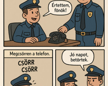 Egy rendőr újoncot kineveznek diszpécsernek a kapitányságon. A főnöke azt mondja neki: Egy rendőr újoncot kineveznek diszpécsernek a kapitányságon. A főnöke azt mondja neki: