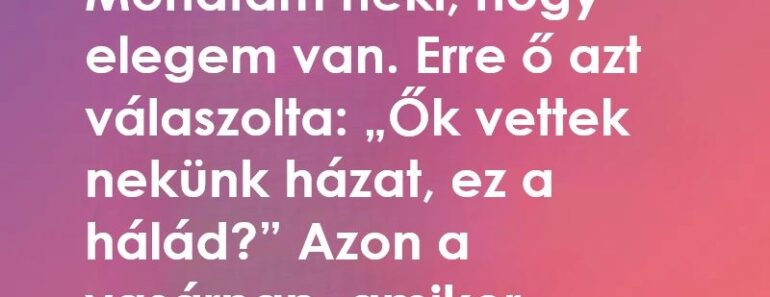 A vasárnapi meglepetés, ami egyensúlyt hozott a családba