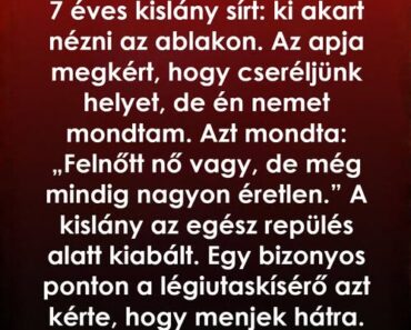 Egy idegen mondata a repülőn olyan leckét adott, amit sosem felejtek el