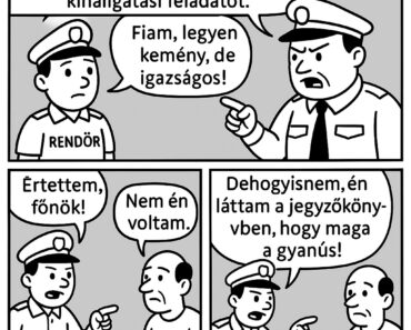 Egy újonc rendőrt kiküldenek éjszakai járőrözésre. A főnöke figyelmezteti: Egy újonc rendőrt kiküldenek éjszakai járőrözésre. A főnöke figyelmezteti: