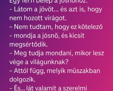 Egy férfi belép a jósnőhöz. Egy férfi belép a jósnőhöz.