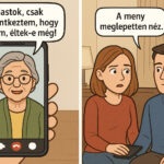 Az anyós bejelentkezik videóhívásban. – Sziasztok, csak bejelentkeztem, hogy lássam, éltek-e még! A meny meglepetten néz.... c27d662a-40c4-4523-9b5f-f40d7c1187a7