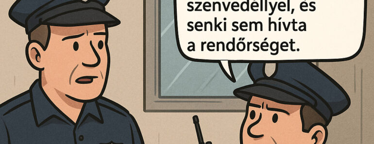 VICC: Egy újonc rendőr életében először megy moziba, mert a főnöke kulturális pihenőt engedélyez neki. – Fiam, csak figyeljen, ne szóljon bele a filmbe, és ne próbálja letartóztatni a gonoszt! – figyelmezteti a főnök. – Értettem, főnök! – mondja büszkén az újonc.  Megérkezik a terembe, körbenéz. – Sötét, mindenki hallgat…