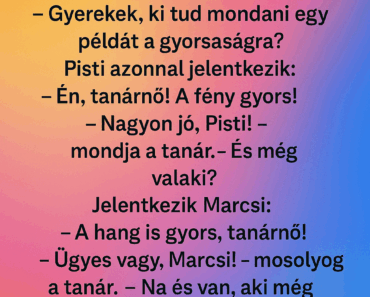 A tanár kérdezi az osztályt: