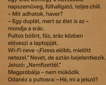 Egy srác bemegy a kávézóba, napszemüveg, fülhallgató, teljes chill. Egy srác bemegy a kávézóba, napszemüveg, fülhallgató, teljes chill.