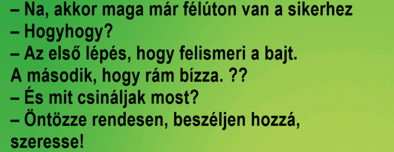 Egy városi ember elmegy a kertészhez tanácsért: