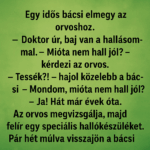 Egy idős bácsi elmegy az orvoshoz. öpo
