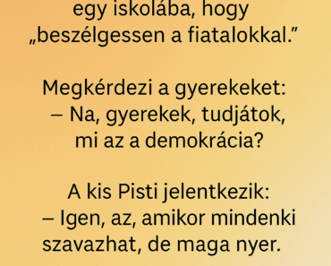 Egy politikus bemegy egy iskolába, hogy „beszélgessen a fiatalokkal”. Egy politikus bemegy egy iskolába, hogy „beszélgessen a fiatalokkal”.