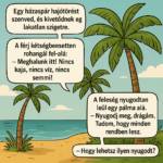 Egy házaspár hajótörést szenved, és kivetődnek egy lakatlan szigetre. t