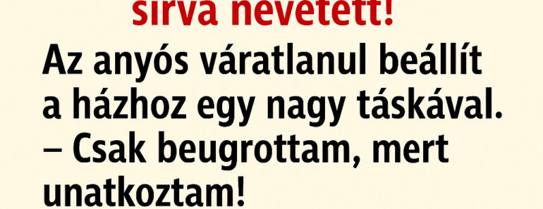 Az anyós csak körbenézett a házban… de amit talált, azon az internet sírva nevetett!