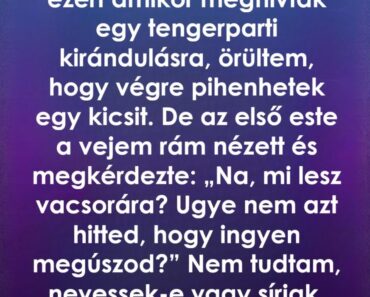 Amit a vejem mondott a tengerparton, örökre megváltoztatta, hogyan gondolok a kedvességre Amit a vejem mondott a tengerparton, örökre megváltoztatta, hogyan gondolok a kedvességre