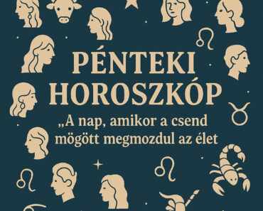 PÉNTEKI HOROSZKÓP – “A nap, amikor a csend mögött megmozdul az élet