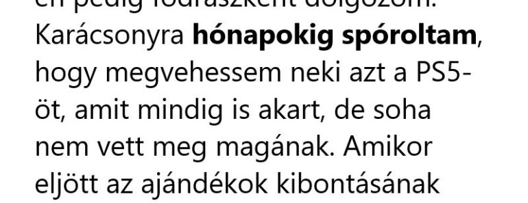 A karácsony, amikor végre tisztán láthattam…