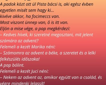 Advent első vasárnapján a kisvárosi templomban különösen sokan vannak. Advent első vasárnapján a kisvárosi templomban különösen sokan vannak.