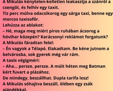 Egy hideg december esti viharban a Mikulás elakad a rénszarvasaival a város szélén. Egy hideg december esti viharban a Mikulás elakad a rénszarvasaival a város szélén.