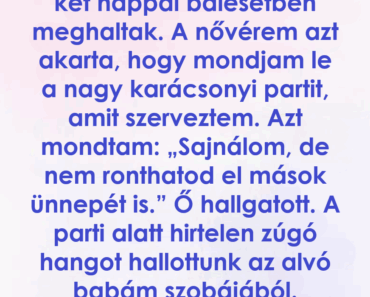 Amikor az ünnepnél fontosabb a jóság: a testvérem néma kérése